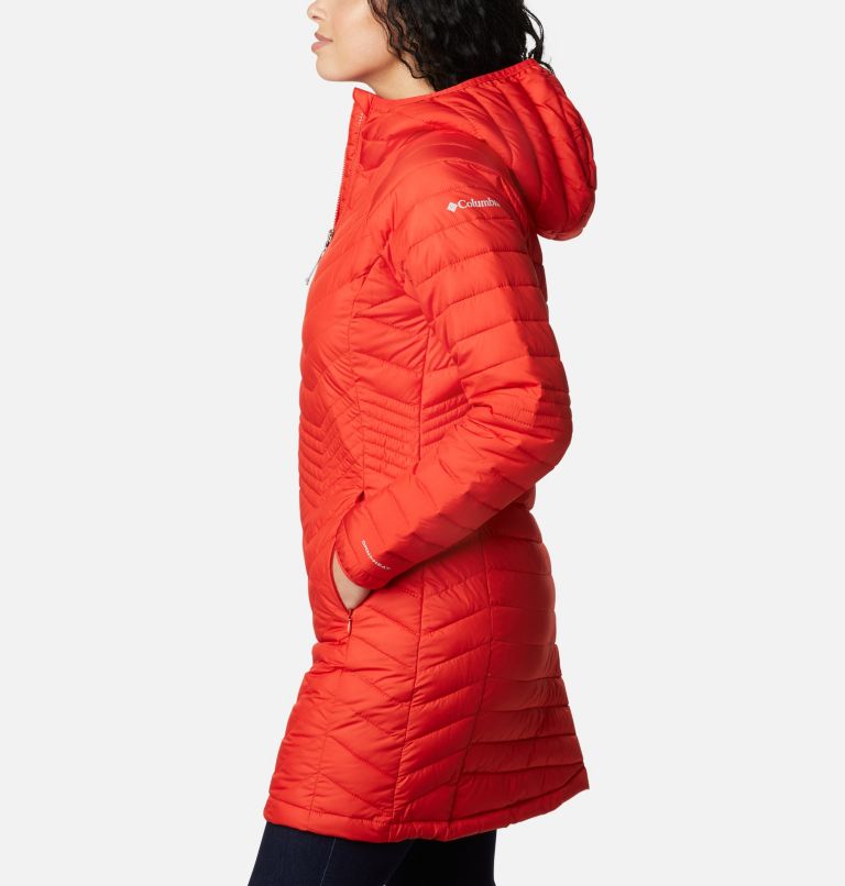 Columbia Powder Lite rojo chaqueta outdoor mujer